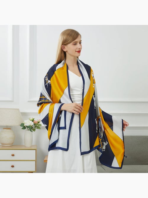 Etole de soie Vivace Patchwork - Kiabi Etole de soie Vivace Patchwork - Kiabi