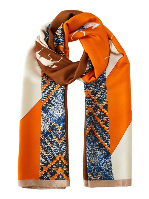 Etole de soie Vivace Patchwork - Kiabi