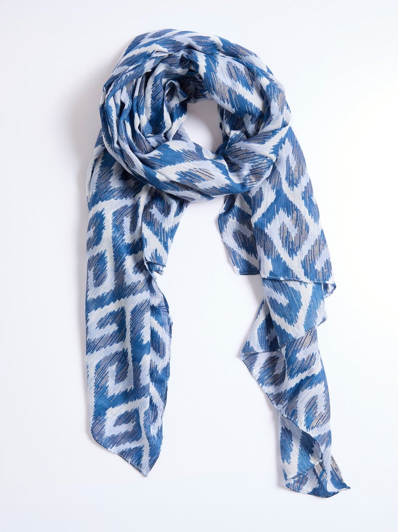 Etole imprimé ethnique Bleu marine - Kiabi