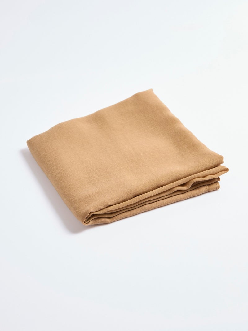 Étole paréo fluide à nouer - afibel Camel - Kiabi