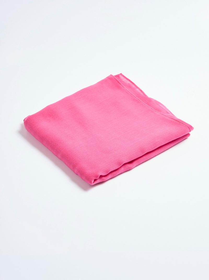 Étole paréo fluide à nouer - afibel Rose fushia - Kiabi