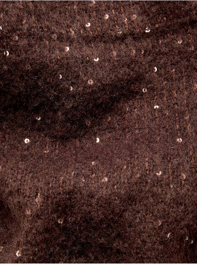 Etole sequins maille douce - DAXON Marron - Kiabi