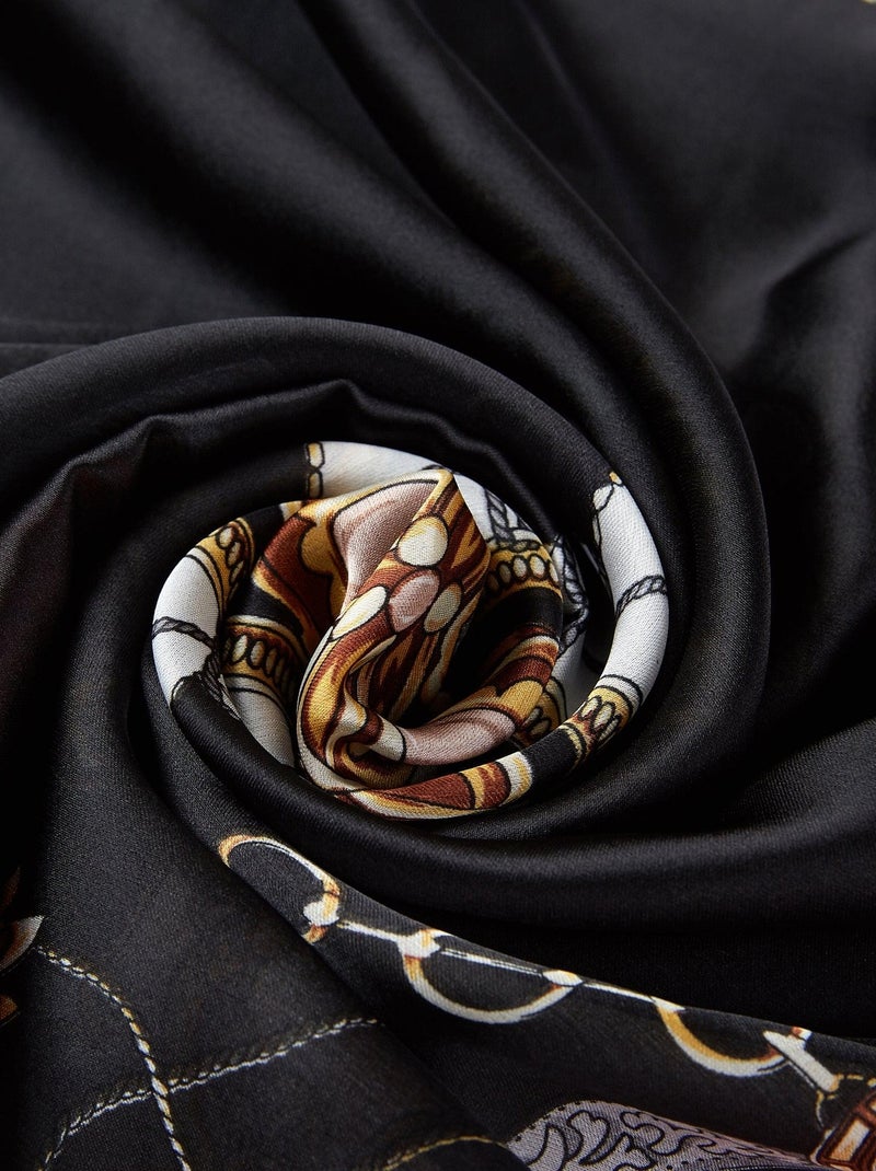 Etole Soie Finechain Bleu marine - Kiabi