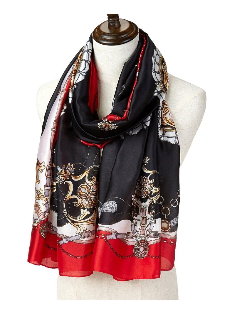 Etole Soie Finechain Bleu marine - Kiabi