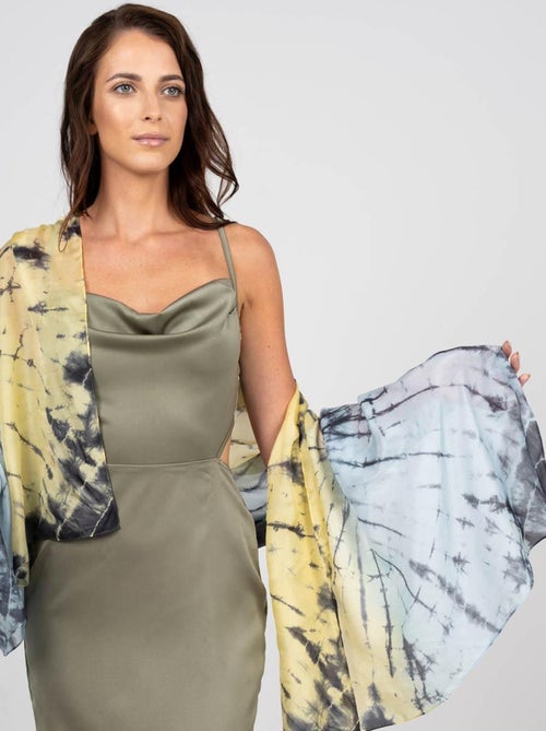 Etole Soie Tie Dye Halong - 100% Soie VietNam - Kiabi