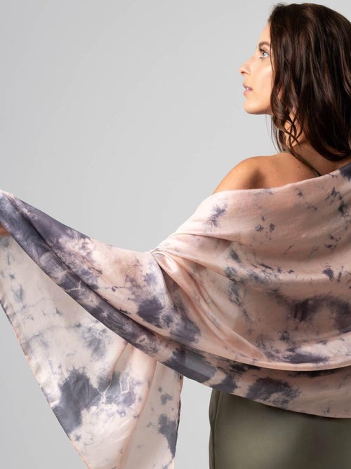 Etole Soie Tie Dye Humva - 100% Soie VietNam - Kiabi