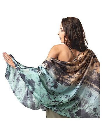 Etole Soie Tie Dye Jadny - 100% Soie VietNam