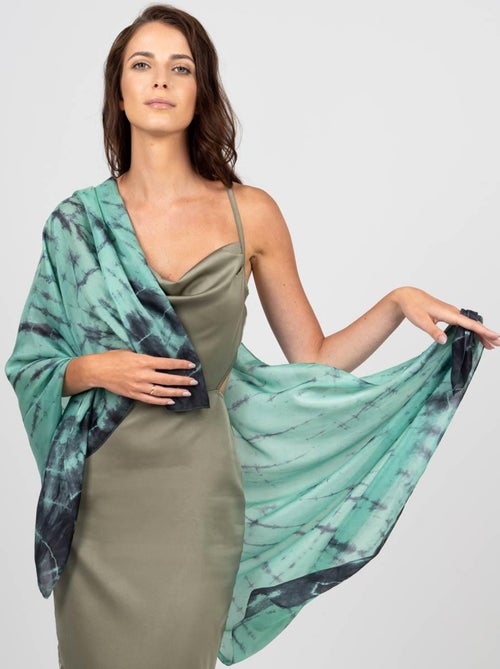 Etole Soie Tie Dye Noy - 100% Soie VietNam - Kiabi