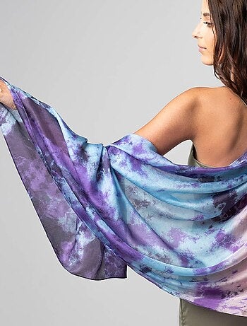 Etole Soie Tie Dye Nubia - 100% Soie VietNam