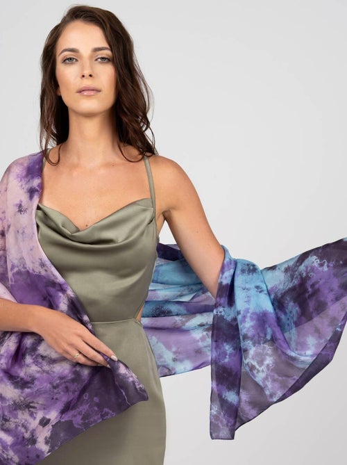 Etole Soie Tie Dye Nubia - 100% Soie VietNam - Kiabi