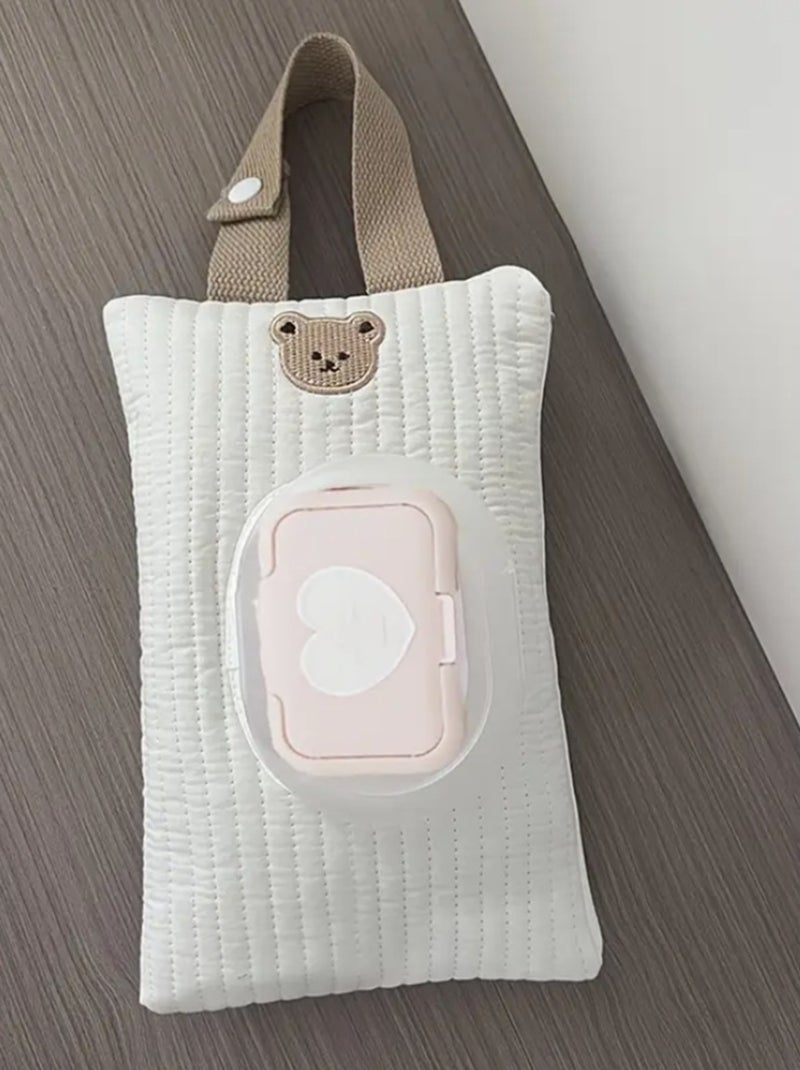 Etui à lingettes bébé Les Chatounets Ecru - Kiabi