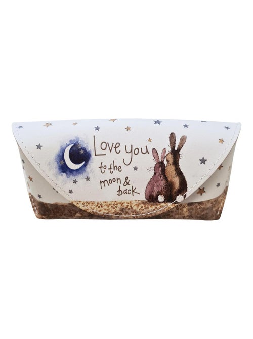 Étui à lunettes Lapins et lune par Alex Clark - Kiabi