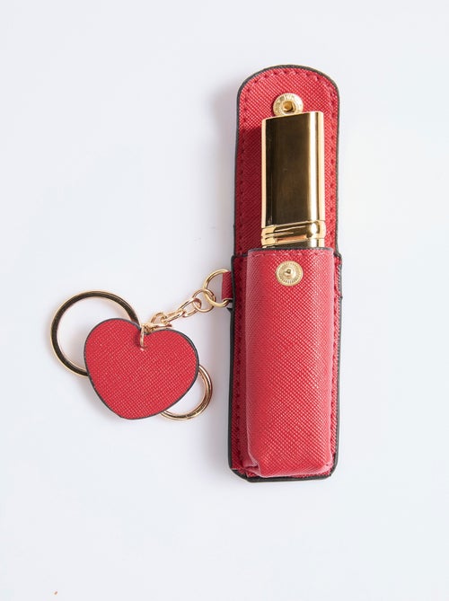 Étui à rouges à lèvres, imitation Saffiano - Kiabi