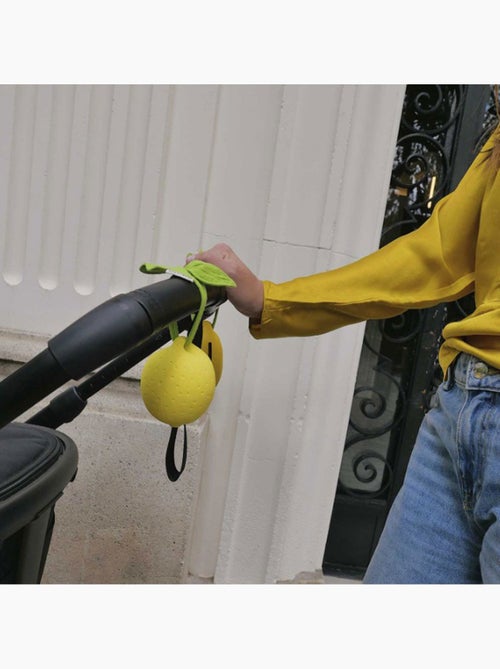 Etui à sucette en caoutchouc 100% naturel Lou le Citron - Kiabi