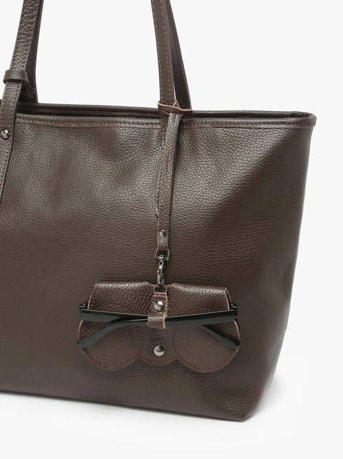 Étui Lunettes Cuir Milano Cuir De Vachette - Kiabi