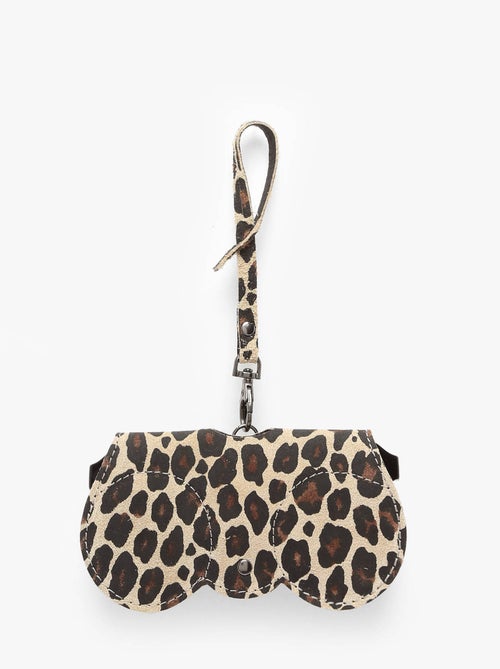 Étui lunettes velvet leopardo cuir milano cuir de vachette - Kiabi Étui lunettes velvet leopardo cuir milano cuir de vachette - Kiabi