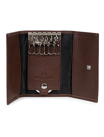 Étui porteclés 2 volets Cuir CONFORT