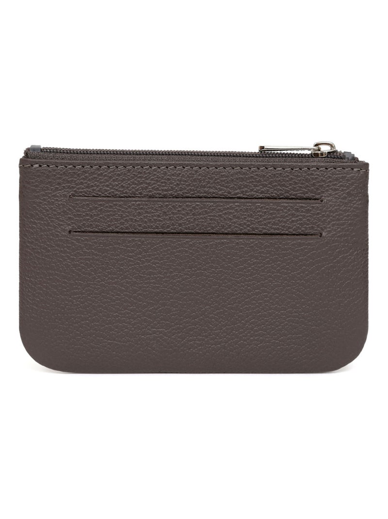 Étui porteclés  Cuir CONFORT Taupe - Kiabi