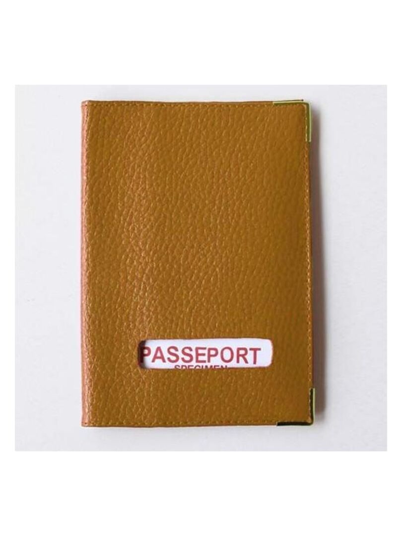 Etui pour Passeport Kebello Beige - Kiabi