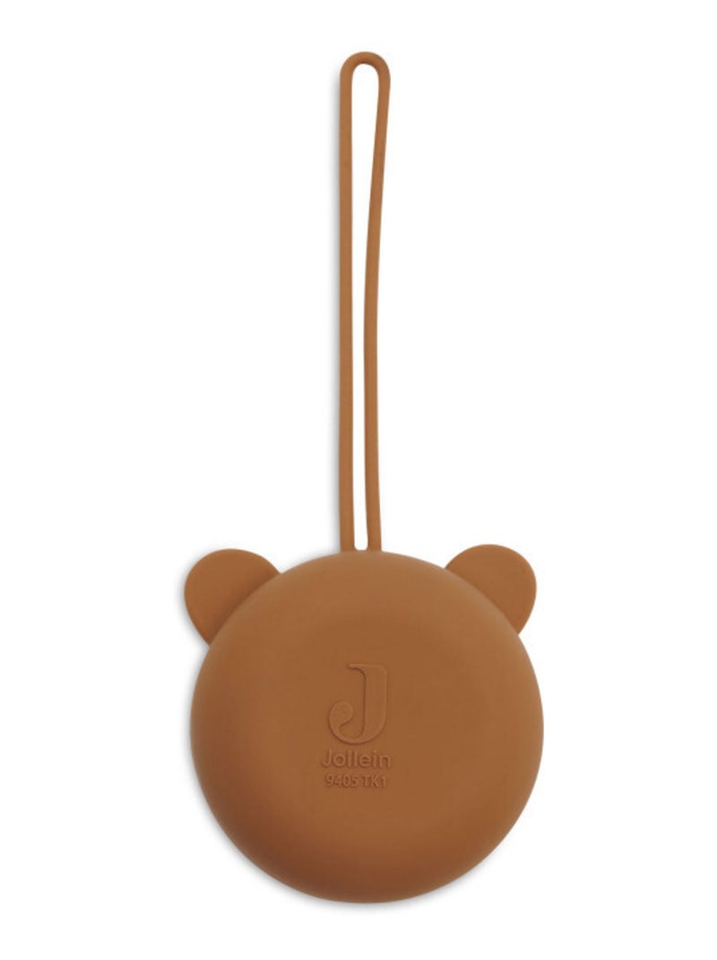 Etui sucette en silicone Jollein Marron - Kiabi