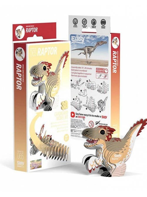 Eugy 3D Prehistoire - Raptor - Kiabi