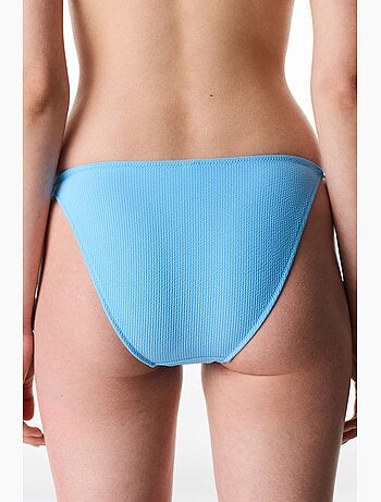 Eulina bas de bikini taille mi-haute texturé penti