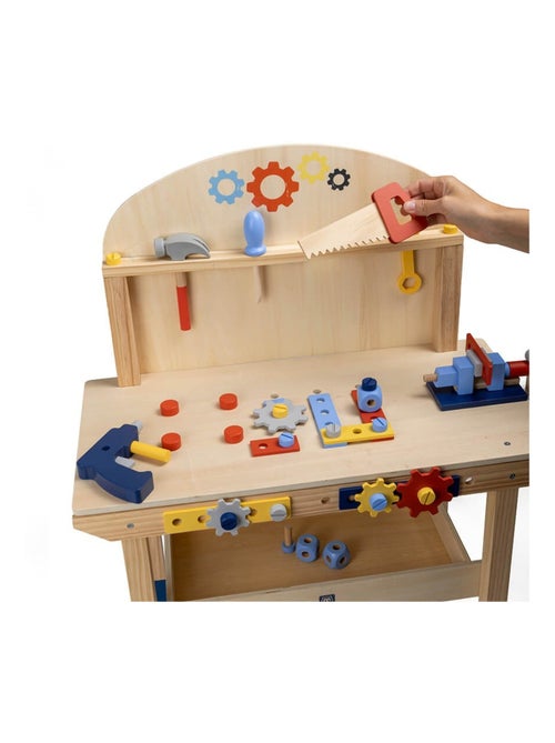 EUREKAKIDS - Établi de bricolage en bois pour enfant - De 3 à 12 ans - Kiabi