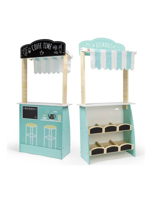 EUREKAKIDS - Établi de marchand en bois pour enfant - De 3 à 12 ans - Kiabi