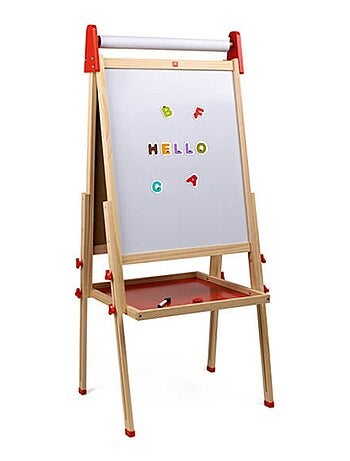 Eurekakids - tableau 3 en 1 en bois pour enfant - de 3 à 12 ans