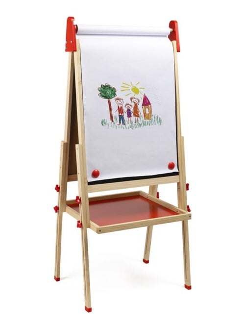 EUREKAKIDS - Tableau 3 en 1 en bois pour enfant - De 3 à 12 ans - Kiabi