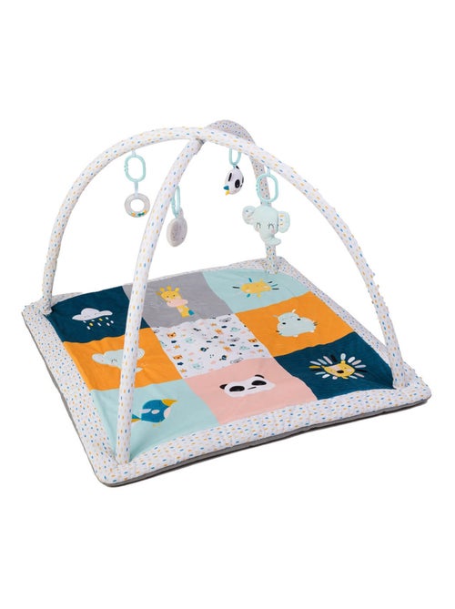 EUREKAKIDS - Tapis de jeux pour bébé avec peluches sensorielles - De 0 à 3 ans - Kiabi