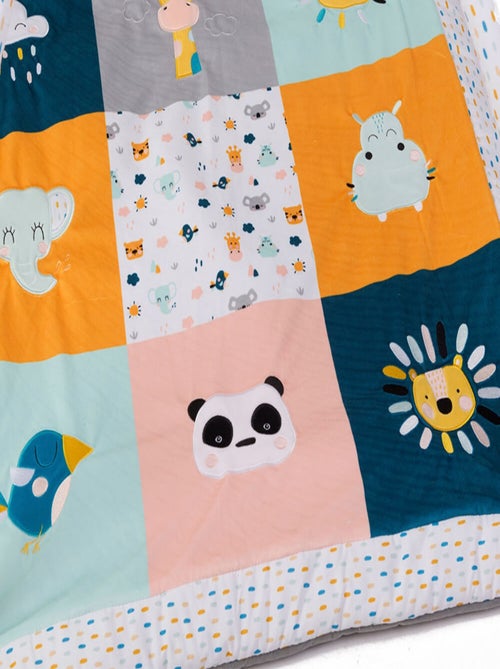EUREKAKIDS - Tapis de jeux pour bébé avec peluches sensorielles - De 0 à 3 ans - Kiabi