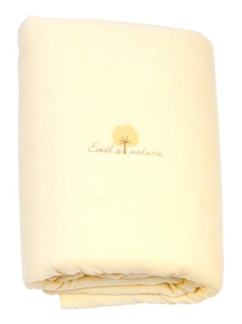 Eveil Et Nature Edredon Velours Coton Bio Jaune - Kiabi