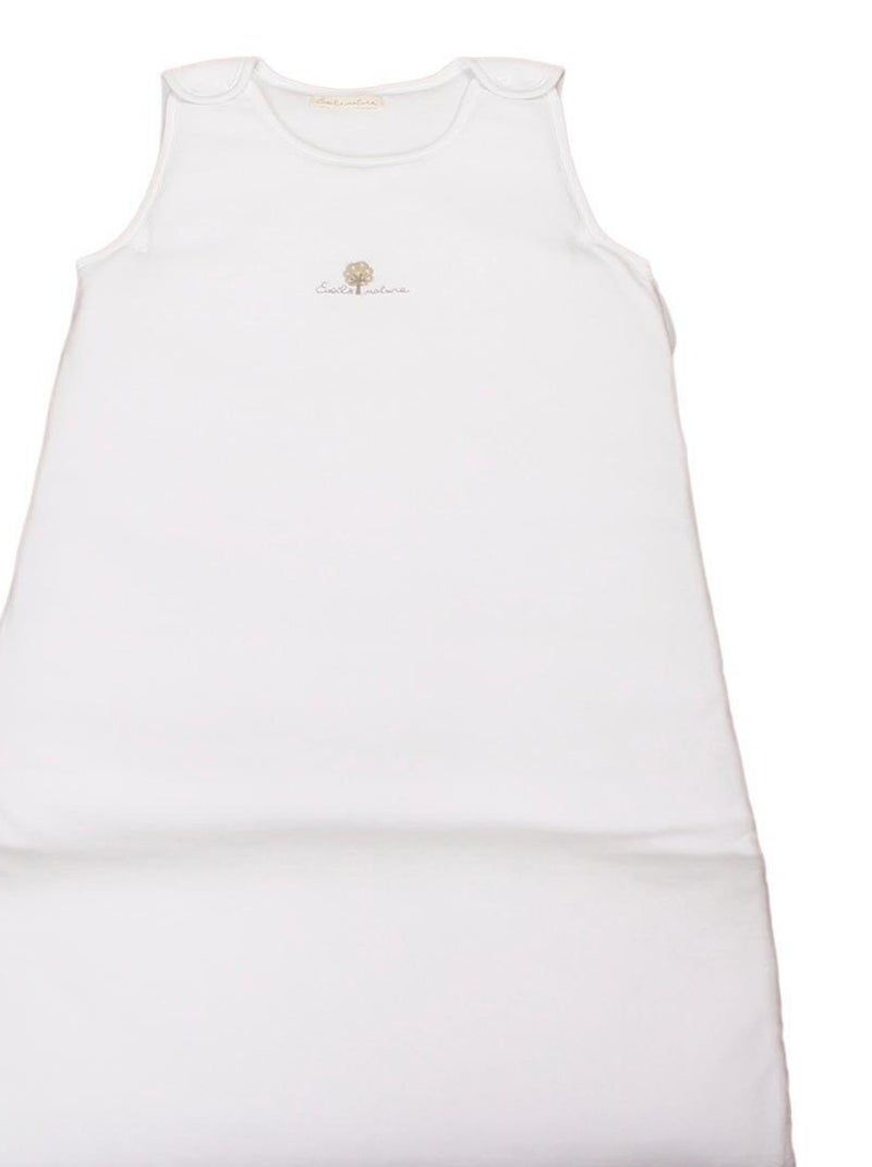 Eveil et Nature Gigoteuse hiver 6-18 mois réglable TOG 2.5 Coton bio Blanc - Kiabi