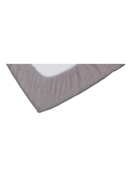 Eveil et Nature Housse matelas à langer 55x75 cm, élastique Coton bio - Kiabi