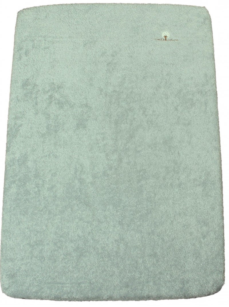 Eveil Et Nature Housse Matelas À Langer, Élastique Coton Bio Vert - Kiabi
