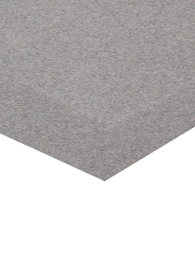 Eveil et Nature Lot de 2 Draps Housse jersey  70x140 cm Coton bio Gris - Kiabi