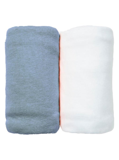 Eveil Et Nature Lot De 2 Draps Housse Jersey Coton Bio - Kiabi