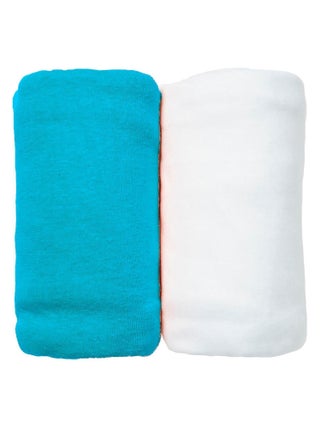 Eveil Et Nature Lot De 2 Draps Housse Jersey Coton Bio