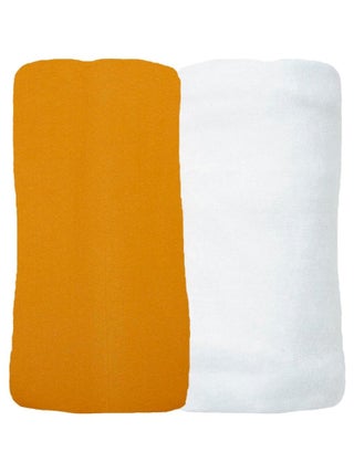 Eveil Et Nature Lot De 2 Draps Housse Jersey Coton Bio