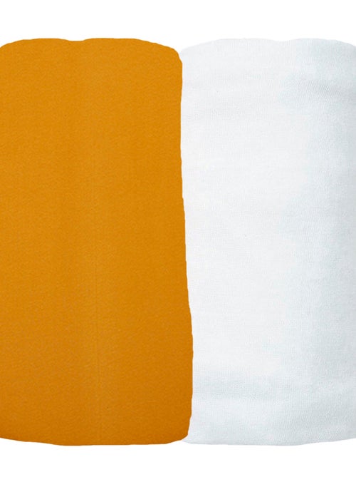 Eveil Et Nature Lot De 2 Draps Housse Jersey Coton Bio - Kiabi