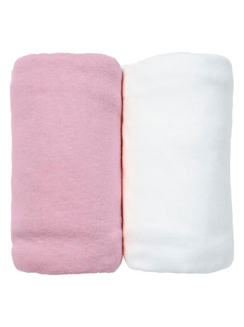 Eveil Et Nature Lot De 2 Draps Housse Jersey Coton Bio - Kiabi