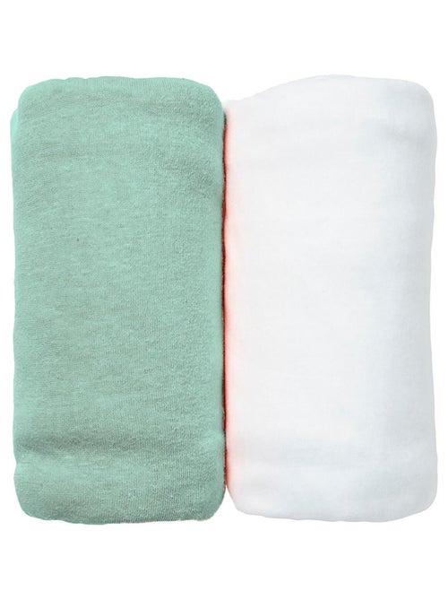 Eveil Et Nature Lot De 2 Draps Housse Jersey Coton Bio - Kiabi