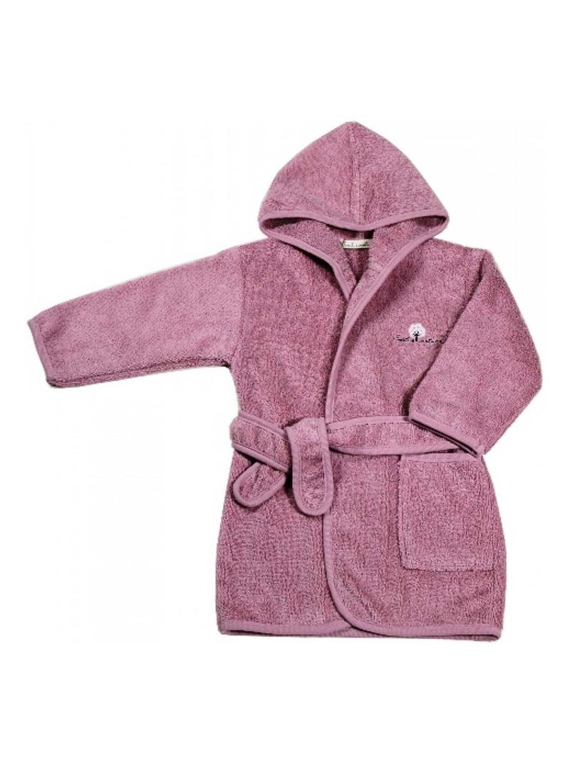 Eveil Et Nature Peignoir Coton Bio Rose - Kiabi