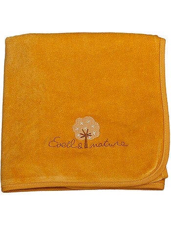 Eveil et Nature Plaid velours 75x100 cm Coton bio
