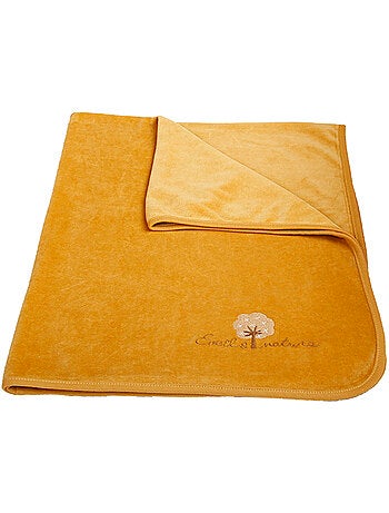 Eveil et Nature Plaid velours 75x100 cm Coton bio