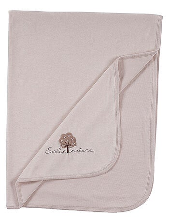 Eveil et Nature Plaid velours 75x100 cm Coton bio