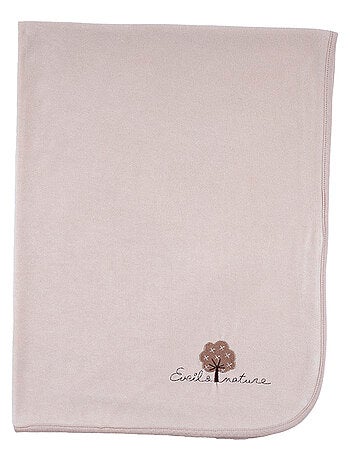 Eveil et Nature Plaid velours 75x100 cm Coton bio