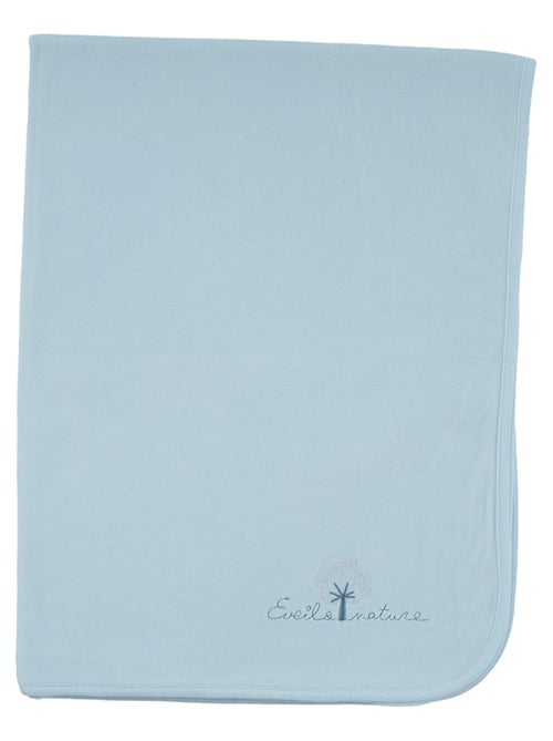 Eveil et Nature Plaid velours 75x100 cm Coton bio - Kiabi
