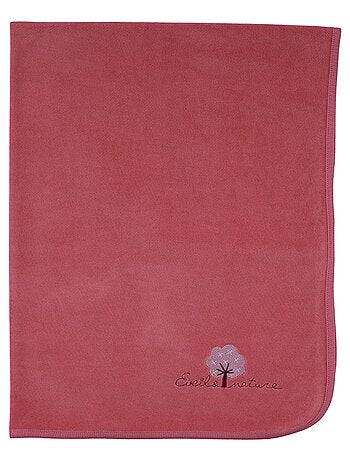 Eveil et Nature Plaid velours 75x100 cm Coton bio